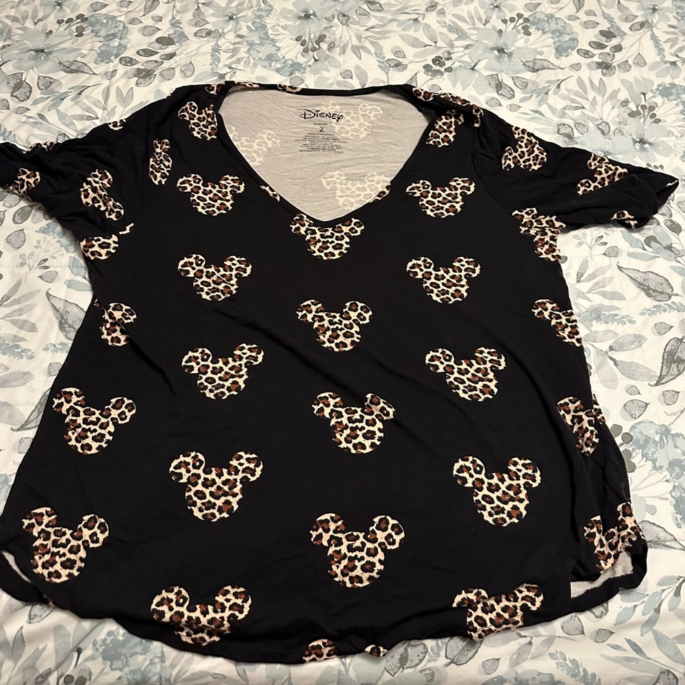 Torrid leopard Mickey shirt